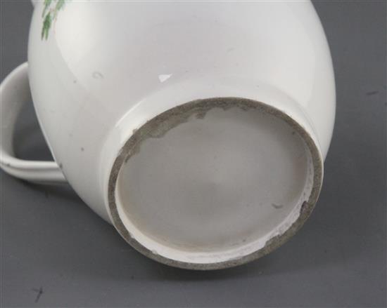 A Derby ovoid mug, c.1760, h. 13cm